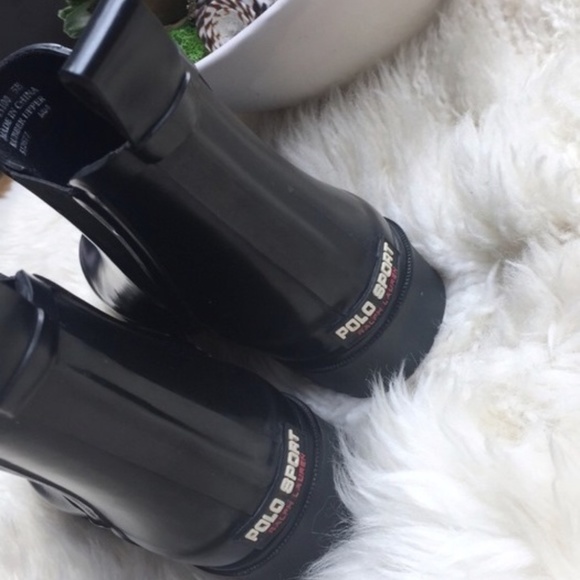 polo sport rain boots